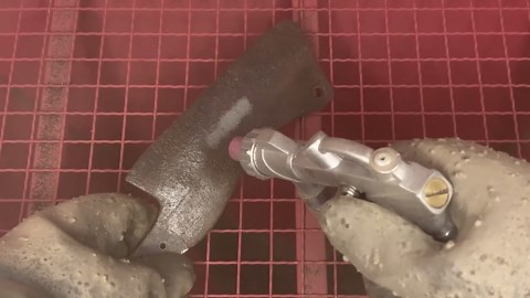 From rusty to stunning: Restoring an antique cleaver