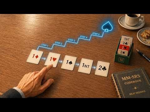 Bridge Slam Learning (129) - Stop Guessing: The 1♦ Relay System That Calculates Slams #bidding