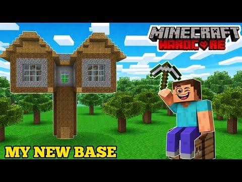 I Build My New Base In Minecraft Hardcore