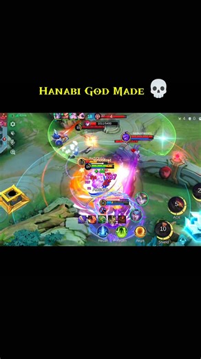 God Mode Active 💀!! #mlbb #hanabi #mobilelegends #shorts