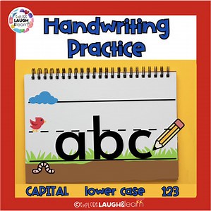 Handwriting Practice || Instructional Slides and Practice Sheets