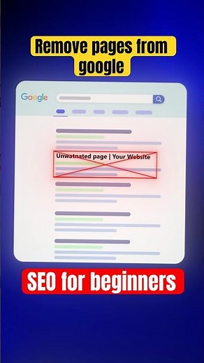 How to remove url from google
