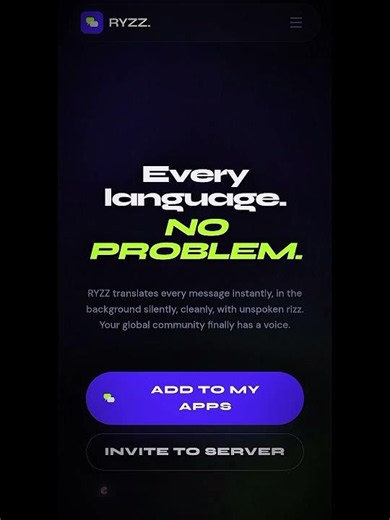 This AI Discord Bot Translates Every Message 🤯 | RYZZ Review #Shorts #discordbot