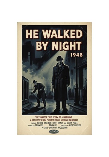 Er ging bei Nacht 1948 Film, Noir Krimi-Thriller (auf DVD) von Richard Basehart - Etsy.de