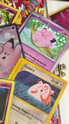 I 🩷 Clefairy #clefairy #cutepokemoncards #pokemoncollector #clefable #creatorsearchinsights