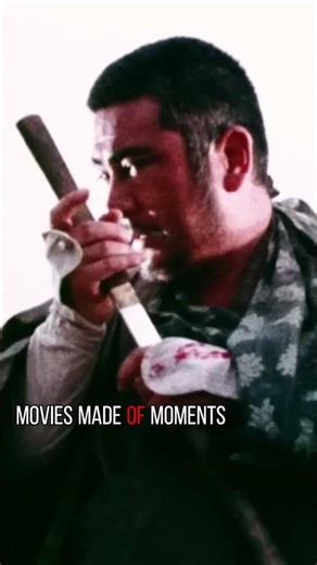 The unique aesthetics of sword-fighting films. Shinkatsutaro's reverse-hand slash.Zatoichi.