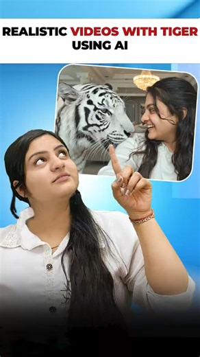 How to Make Realistic Tiger Videos Using AI Step by Step #AIVideo #TigerAI #AICreation