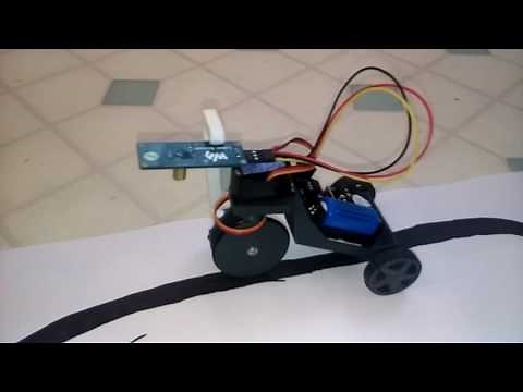 Laser Guided Tricycle Robot
