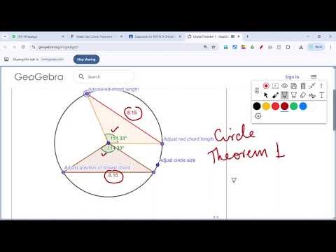 Circle Theorems: Online Class: Math-Secondary