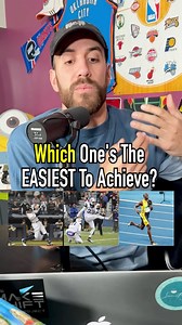 299K views · 761 reactions | Which One Of These Is The Easiest To Do?! 400 Ft Home Run, 50 yd Field Goal, or A 4 Minute Mile?! #reels #sportslover #hypothetical #podcast #football #baseball | The Makeshift Project | Facebook