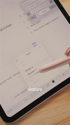 I love this feature — and it’s not one I often see in note-taking apps on iPad 😬 #ipadnotetaking #2026planner