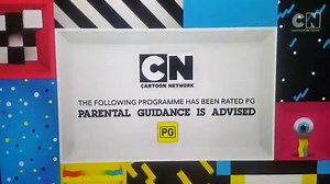 Cartoon Network Australia - "Dimensional White" Ident & PG Classification Warning (17.08.2020)