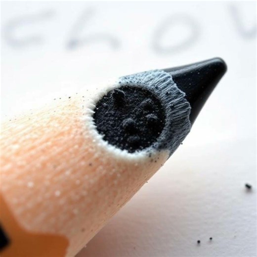 How a Pencil Eraser Picks Up Graphite (Microscopic Proof!) #shortvideo #viralvideo