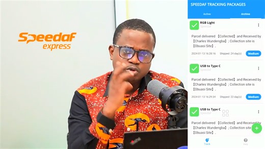 5th Video on AliExpress: How Do I Receive My Parcel in Ghana? In Ghana, AliExpress parcels are usually delivered through Ghana Post or Speedaf. The delivery method depends on the seller, since buyers often cannot choose how the item is shipped. In some cases, the seller may give you options such as Ghana Post, DHL, or other courier services, but this is not always available. Whichever delivery method is used, you will be contacted by phone once your parcel arrives at your local post office or Sp