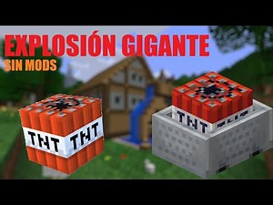 🧨Cómo crear una EXPLOSIÓN GIGANTE en Minecraft Java Edition sin Mods🧨