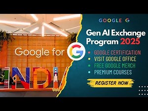 Google Gen AI Exchange Program 25 | Visit Google Office | Free Goodies | Free Certification