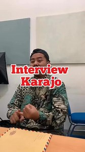 Interview karajo | Ariefka Herman