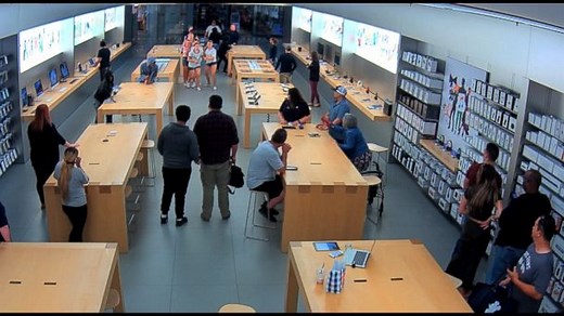 4 thieves take off with over $27,000 in Apple store products