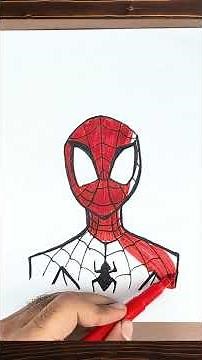How to Draw Spider man | Comic Art | step by step Easy drawing for beginners