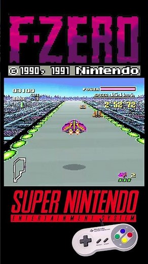 F-Zero エフゼロ (Machine type: SNES) 4K