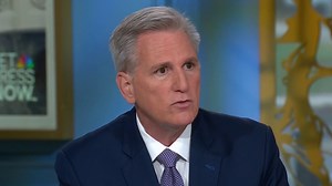 8.3K views · 168 reactions | WATCH: Rep. Kevin McCarthy (R-Calif.) details his plan for responding to the conflict in Israel: - Evacuate American citizens - Provide Israel with medical supplies and weapons - Freeze $6 billion Iran prisoner swap deal - Halt Iranian oil production | Meet the Press | Facebook