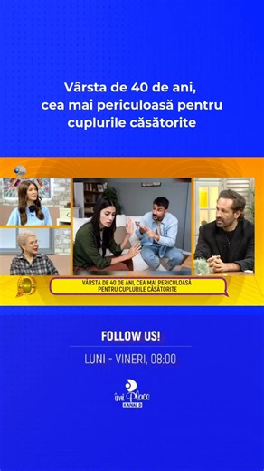 Ce schimbări emoționale sau identitare apar frecvent la vârsta de 40 de ani și cum pot influența relația de cuplu ne spune influencer-ul și gazda de podcast Silviu Rotariu. #kanaldromania #followus #ilincavandici #teotrandafir #spiritualitate | Kanal D Romania