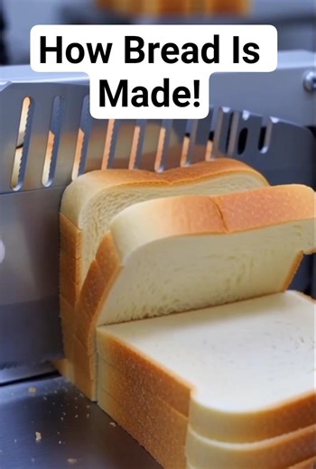 How Bread Is Made in Factory 🍞 | Satisfying Machine Process #americanfood #factoryprocess #food