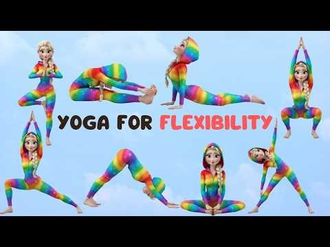 Frozen Yoga for Children | Fun Poses for Strength & Balance | Happy Kids Yoga