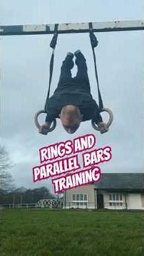 Training with rings and parallel bars outdoors (intermediate/pre-advanced level) #inspiration