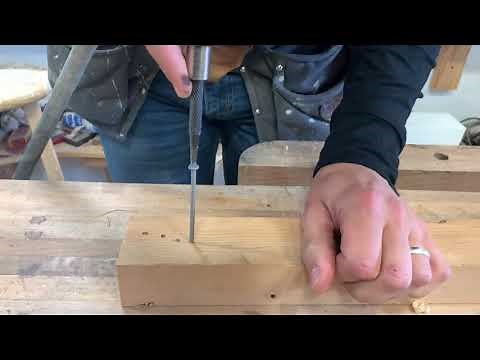 Pneumatic Palm nailer with permanent nail punch attachment.