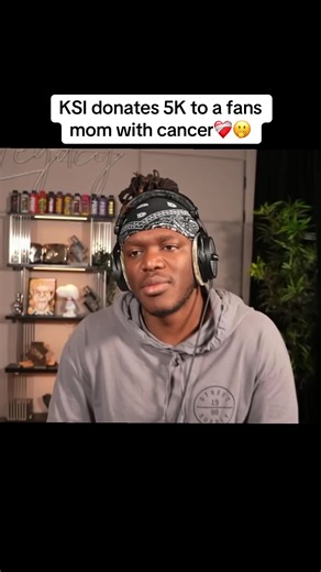 KSI is such a good person❤️‍🩹#ksi #good #cancer