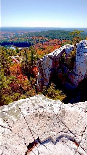 The Top View of the Crack, Killarney Provincial Park, Ontario, Canada