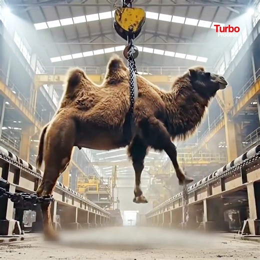 Inside the Camel Processing Factory Full Slaughter Process | Turbo Process