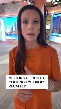 Rohto cooling eye drops recalled nationwide over sterility concerns. Here's what you need to know