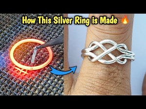 How This Handmade Silver Ring is Made | Satisfying Process🔥