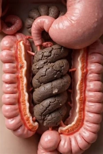 Illustration of Constipation Animation | Gut AI Art | 07#ConstipationAwareness #MedicalAnimation #DigestiveHealth #AnatomyEducation #ColonHealth