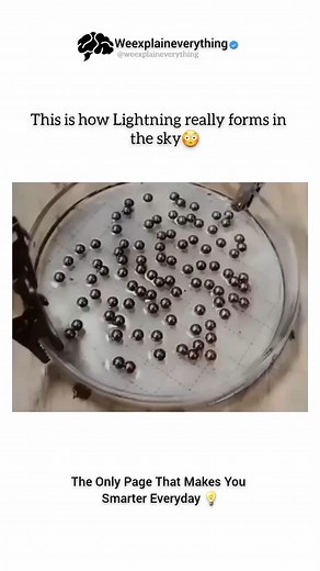 Explore Everything on Instagram: "Lightning is one of nature's most powerful and mysterious forces, but have you ever wondered how it actually forms in the sky? This fascinating video breaks it down in the simplest way using a clever simulation that visually represents how electric charges build up and interact within storm clouds. As particles move and collide, they create static electricity, eventually leading to a massive discharge — what we know as lightning. This process is not only stunnin