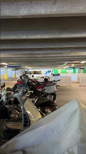 Take advantage of free motorcycle parking at PDX Airport.