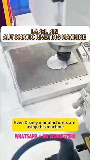 The Leading Enamel Pin Manufacturers Must Know This Automatic Pin Riveting Machine
