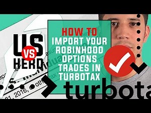 How To Import Your Robinhood Options Trades In TurboTax