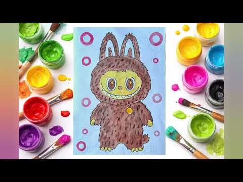 Coloring the Labubu Character 🎨
