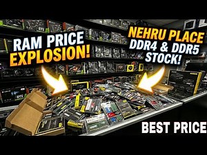 Cheapest RAM Price in Nehru Place | 8GB, 16GB, 32GB (DDR4 vs DDR5) Wholesale Rates #nehruplace