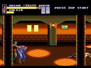 Streets of Rage 2: Playable Shiva ROM Hack
