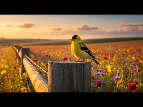 自然の歌と水の音のある森林環境