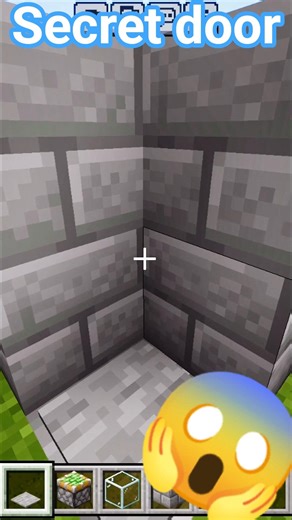 Minecraft Secret Door Hack 😱 Redstone Trick! #shorts #trending #Minecraft