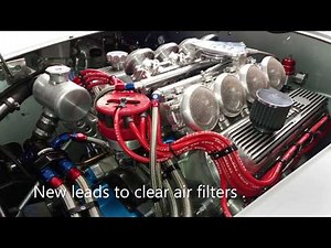 ITB ,Offset drive Distributor ,Ford 351W . Individual runner Intake Installation