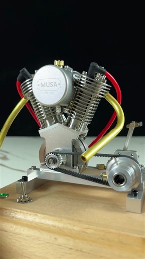 Miniature Harley V2 Engine Model | Tiny Replica Motorbike