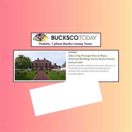 Thank you @buckscotoday for featuring Pennsbury Manor in their article: “Take a Trip Through Time at these Historical Buildings Across Bucks County.” “One of the most notable historic homes in the county is the reconstruction of William Penn’s country estate, which takes visitors on a trip back in time. The 43 gorgeous acres feature gardens and cute farm animals as well as hands-on activities and demonstrations with historical reenactors. Visitors will hear the stories of servants, colonists, Na