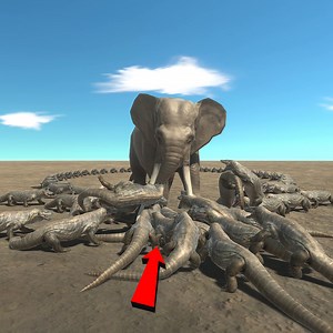 000222 Komodo Dragon vs Every Unit - Animal Revolt Battle Simulator | Gameroom