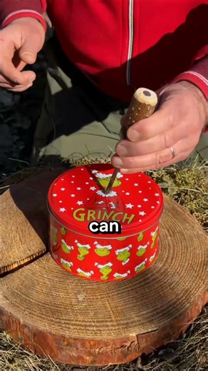 Easy survival hack for camping 👀